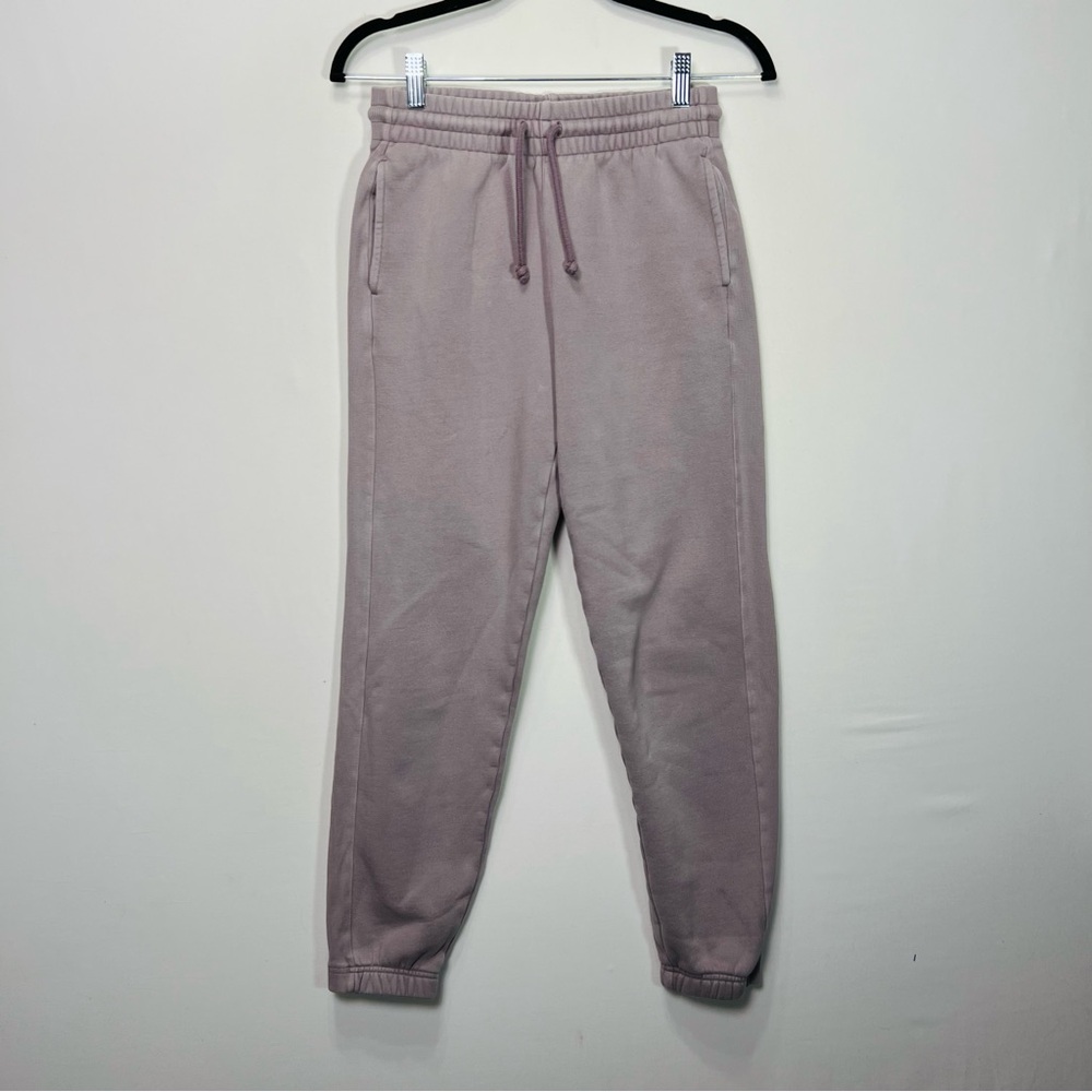 Aritzia TNF Sweatfleece Sweatpants Joggers Womens XS Muted Purple Cozy Fleece